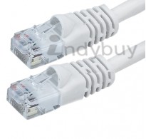 1FT 24AWG Cat6 550MHz UTP Ethernet Bare Copper Network Cable - White
